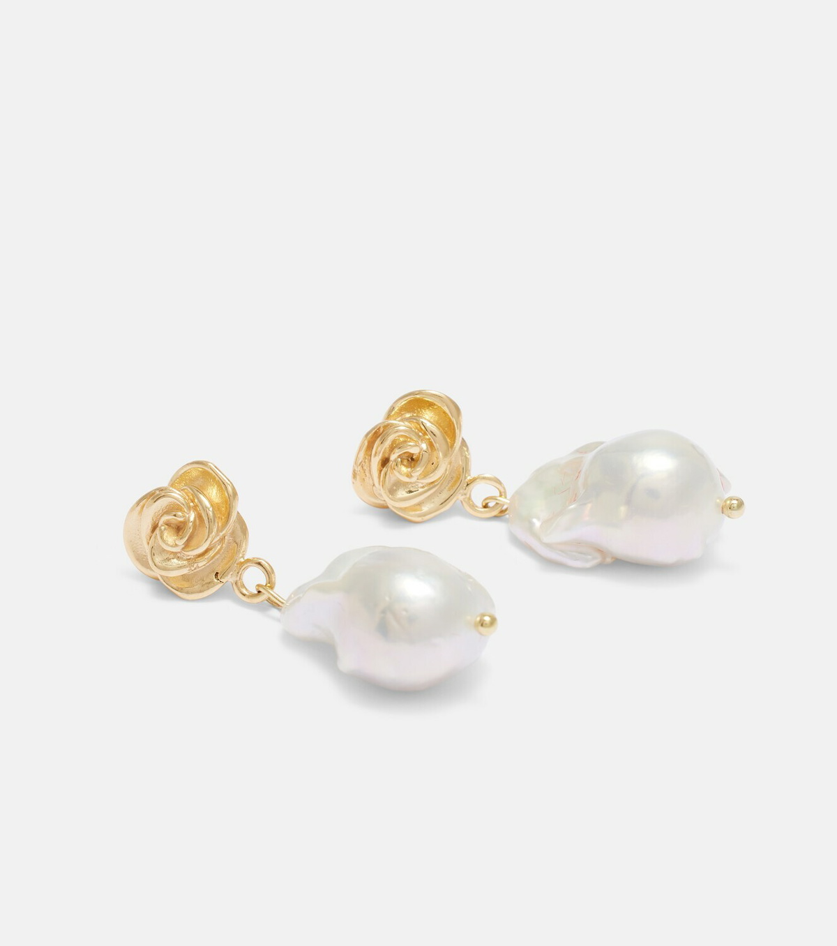 Magda Butrym Baroque pearl gold-plated drop earrings