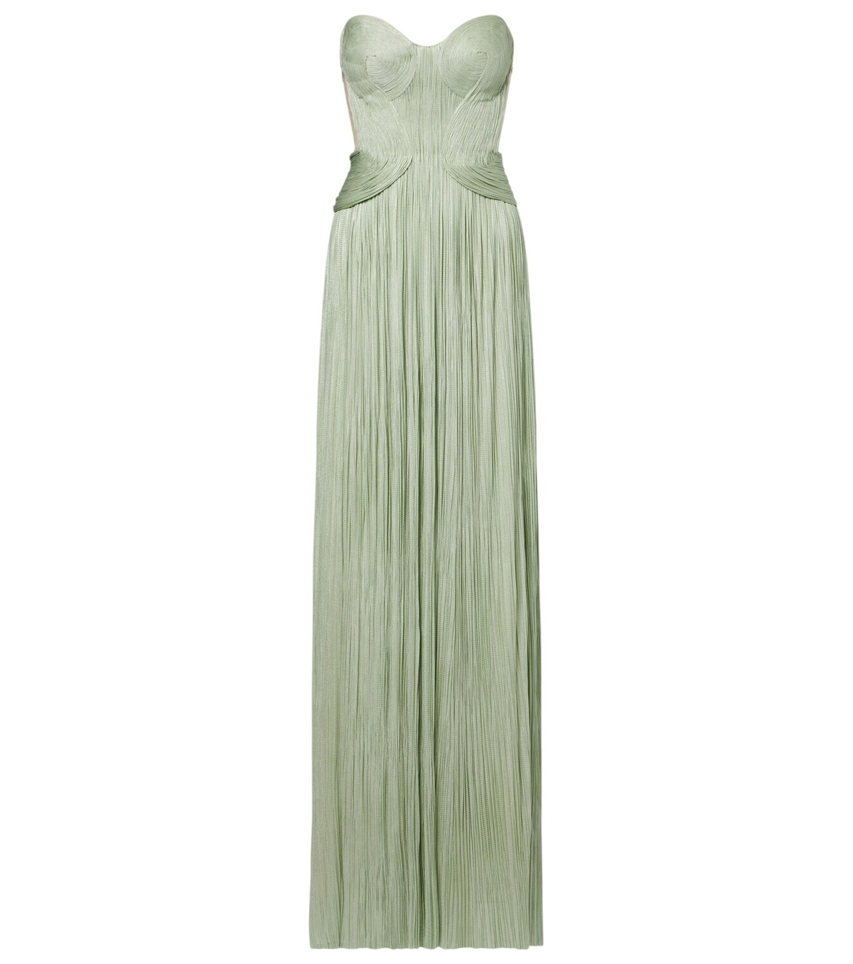 Maria Lucia Hohan Jolie ruched silk bustier gown Maria Lucia Hohan