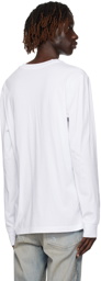 Moncler White Patch Long Sleeve T-Shirt