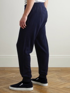 Mr P. - Tapered Wool and Cashmere-Blend Sweatpants - Blue