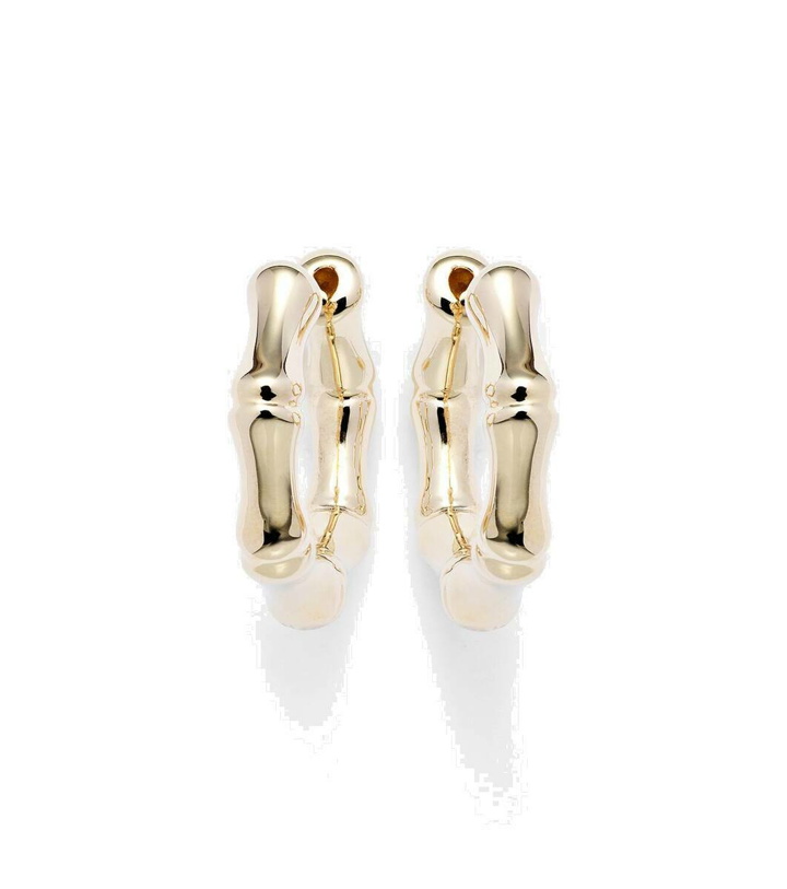 Photo: Anita Ko Bamboo Small 18kt gold earrings