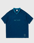 Arte Antwerp Taylor Collar T Shirt Blue - Mens - Shortsleeves