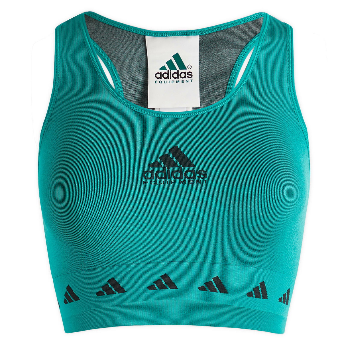 Adidas Women's x Jeremy Scott Mono Crop Track Top in White