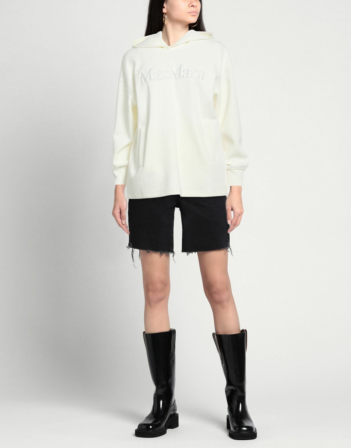 's Max Mara Womens Sweatshirt in Off white
