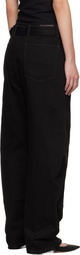 LEMAIRE Black Twisted Belted Jeans