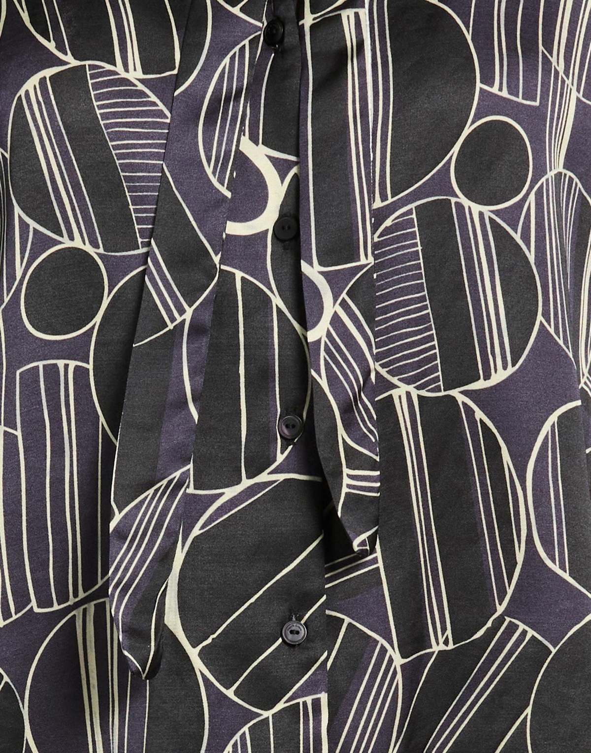 Manila Grace Womens Shirt Dark in Purple