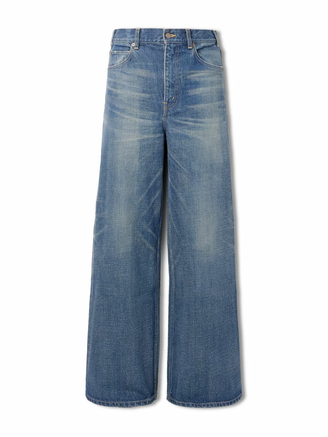 CELINE - Surf Wide-Leg Jeans - Blue