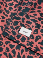 WTAPS - Night Vision Camp-Collar Leopard-Print Cotton-Twill Shirt - Pink