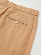 Frescobol Carioca - Felipe Straight-Leg Linen Drawstring Shorts - Orange