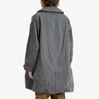 Visvim Men's Balmat Stripe Parka Jacket in Navy Stripe