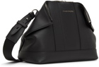 Alexander McQueen Black Leather Messenger Bag