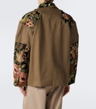 Simone Rocha Floral patchwork cotton jacket