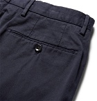 Incotex - Four Season Relaxed-Fit Cotton-Blend Chinos - Men - Blue