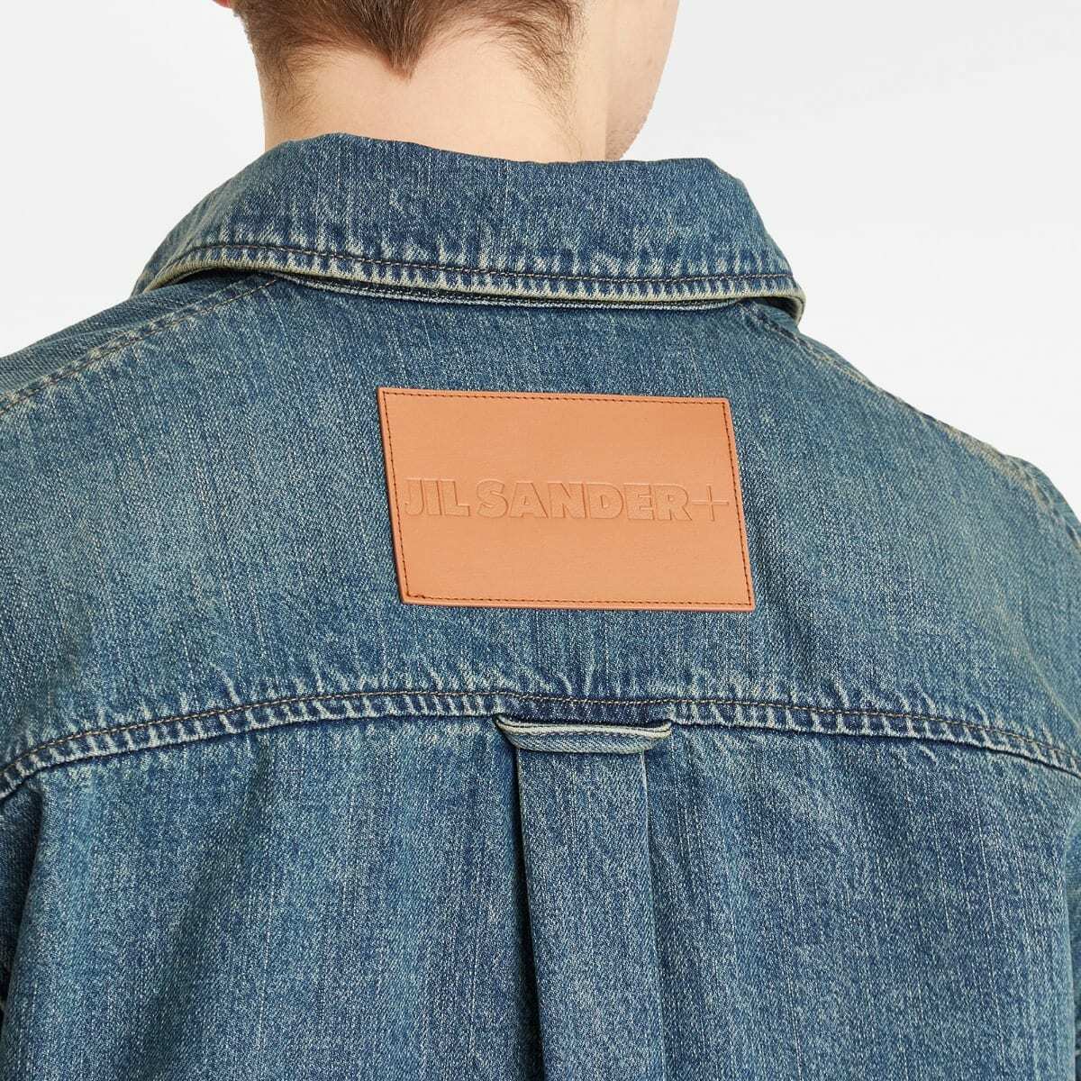 Jil Sander+ Men's Relaxed Fit Denim Shirt in Blue