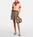 Valentino Garavani Viva Superstar Small raffia tote bag