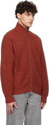 YLÈVE Orange Wool & Cashmere Sweater