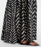 Johanna Ortiz Printed cotton maxi skirt