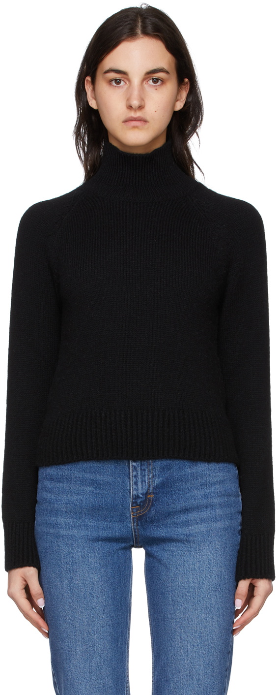 ANINE BING Black Charlotte Turtleneck ANINE BING