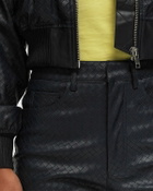 Rotate Birger Christensen Straight Braided Pants Blue Casual Pants