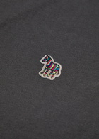 PS Paul Smith Appliquéd Cotton T-shirt Dark Grey