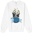 Wacko Maria Men's Tupac Crew Neck Sweater in White