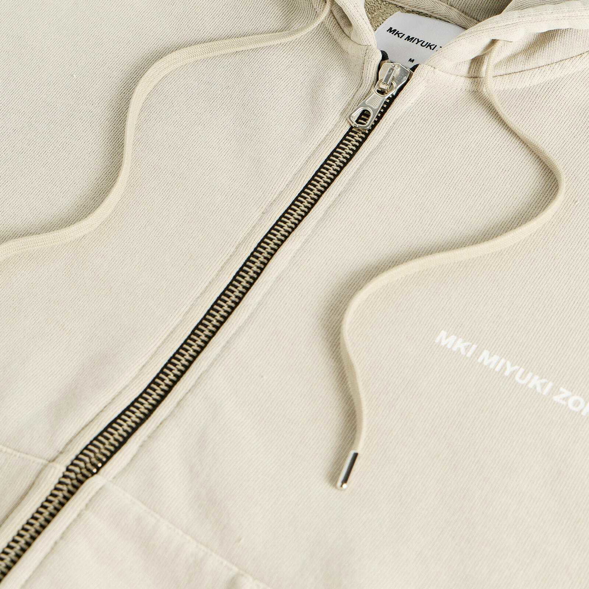 MKI Men's Uniform Zip Hoodie in Pigment Cement