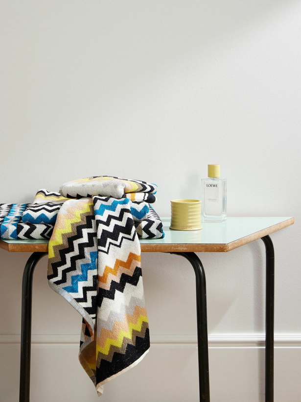 Photo: Missoni Home - Best Set of Five Striped Cotton-Terry Towels