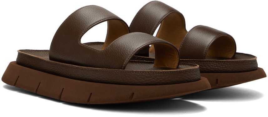 Marsèll double-strap leather sandals - Brown