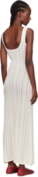 Holzweiler White Tine Crochet Maxi Dress