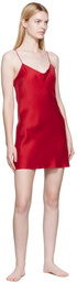 ASCENO Red Lyon Minidress