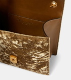 Oscar de la Renta Tro Mini velvet crossbody bag