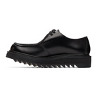 Dries Van Noten Black Polished Lace-Up Derbys