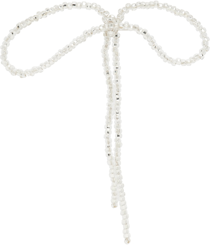 Photo: Pura Utz Transparent Sad Bow Ear Stick Single Earring