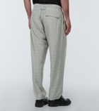 Undercover Checked silk-blend pants