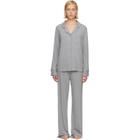 SKIMS Gray Soft Lounge Sleep Pyjama Set