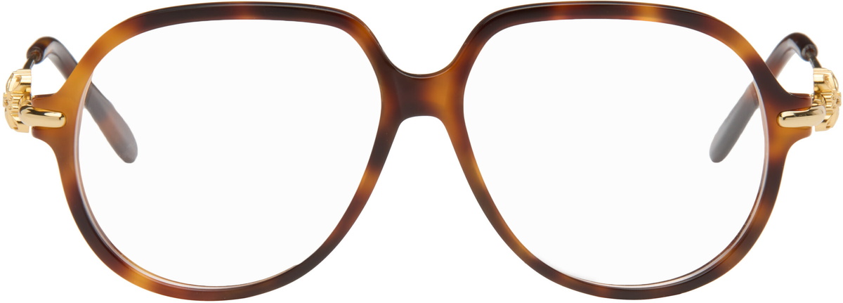 LOEWE Brown Anagram Optical Glasses