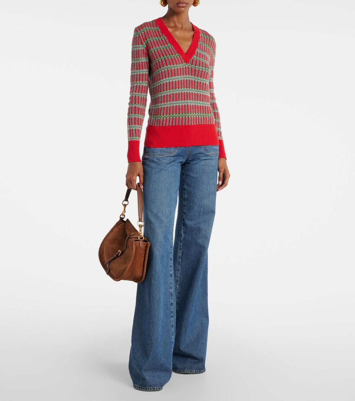 Etro Jacquard wool-blend sweater