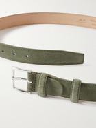 Mr P. - 3cm Suede Belt - Green