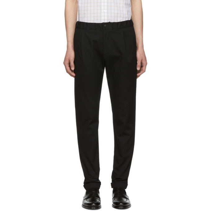 Photo: PS by Paul Smith Black Elasticated Trousers