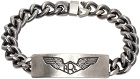 RRL Silver ID Bracelet