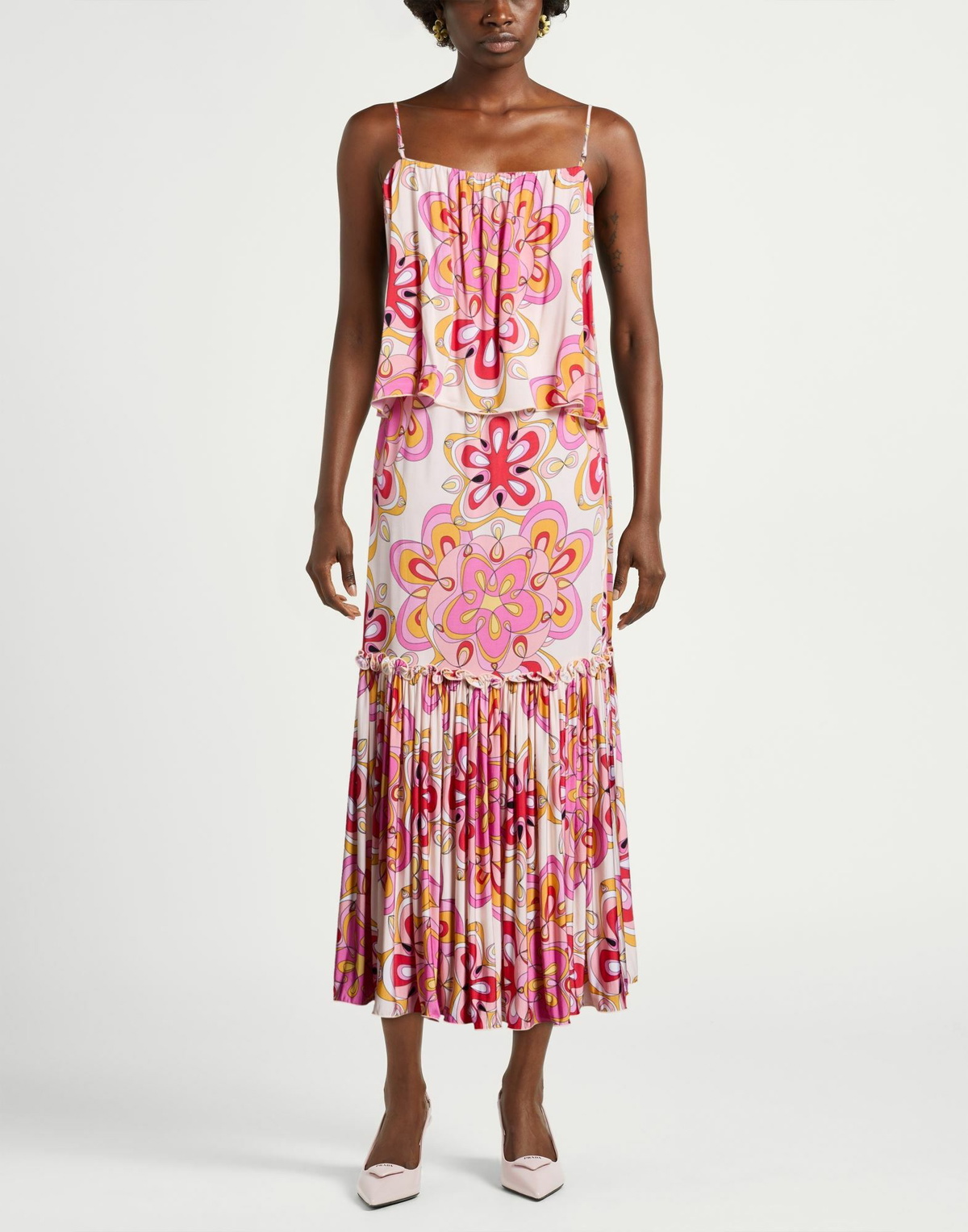 Vilebrequin Womens Midi dress in Pink