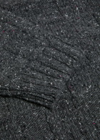 Ymc Undertones Wool-blend Jumper Dark Grey
