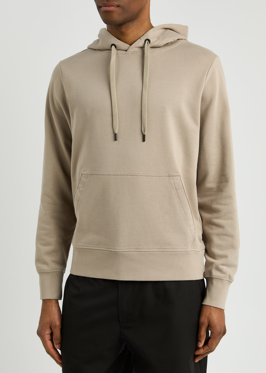 Canada Goose Huron Hooded Cotton Sweatshirt Beige