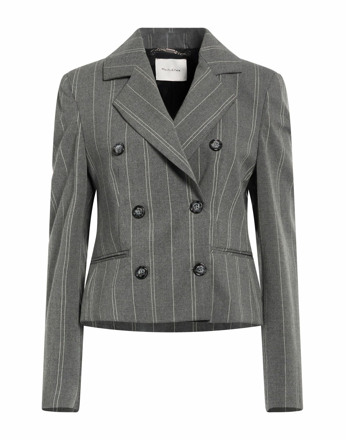 Manila Grace Womens Blazer in Grey