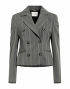 Manila Grace Womens Blazer in Grey