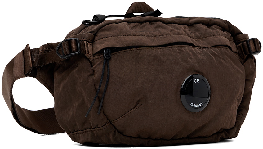 C.P. Company Brown Nylon B Crossbody Bag