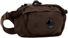 C.P. Company Brown Nylon B Crossbody Bag