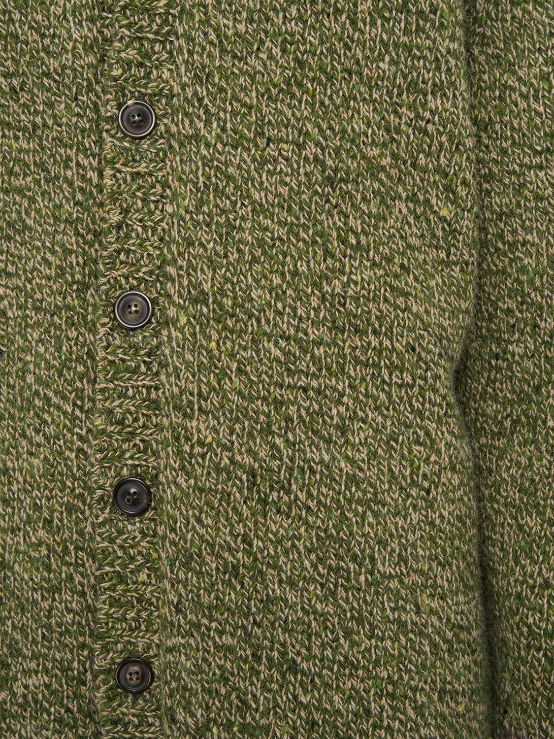 MARGIELA White Label nylon cardi with knit cuffs
