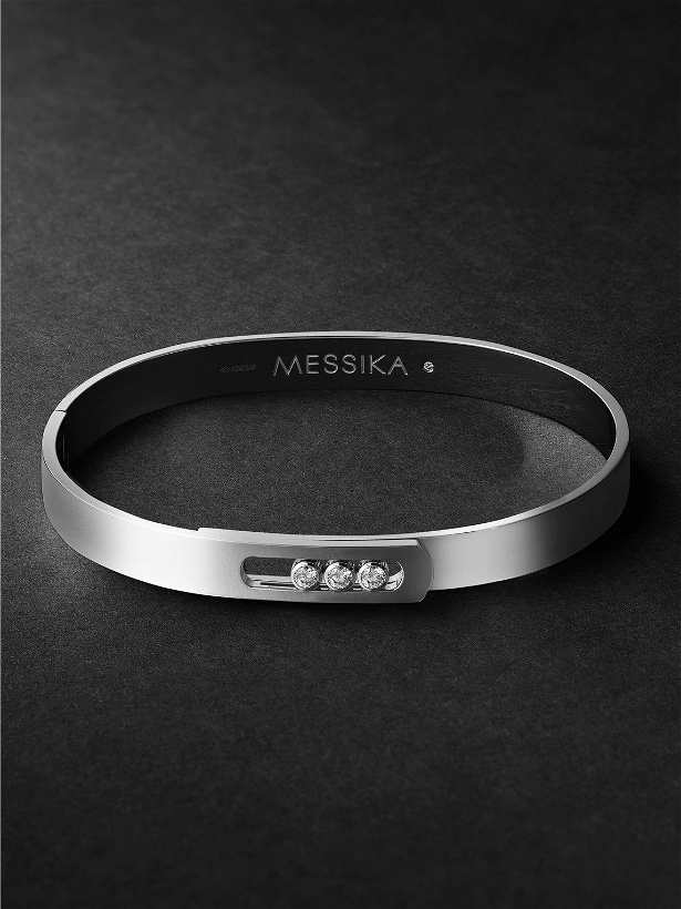 Photo: Messika - Move Noa White Gold Diamond Bracelet - Silver