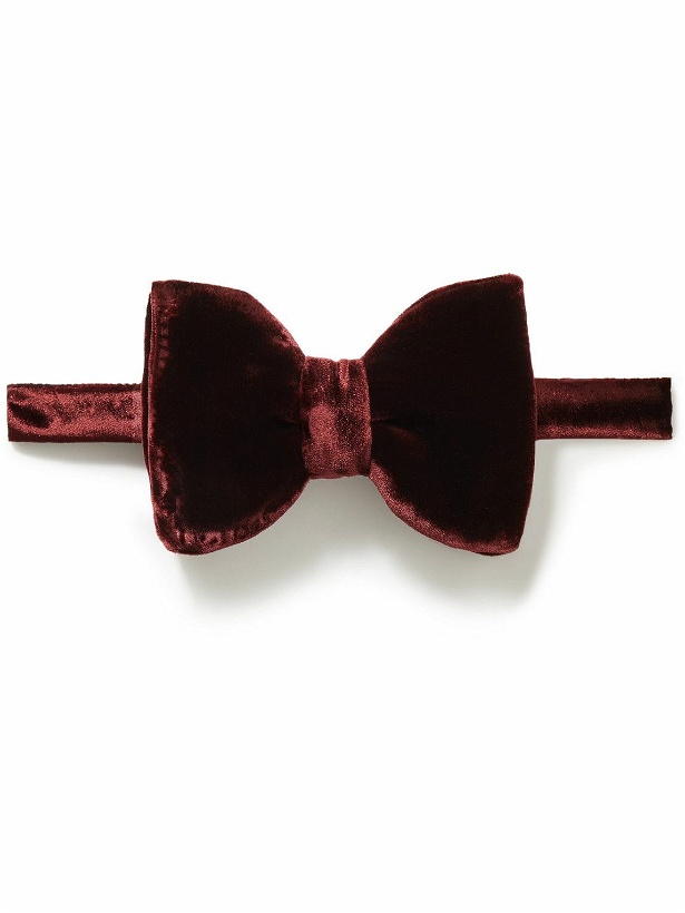 Photo: GUCCI - Pre-Tied Velvet Bow Tie